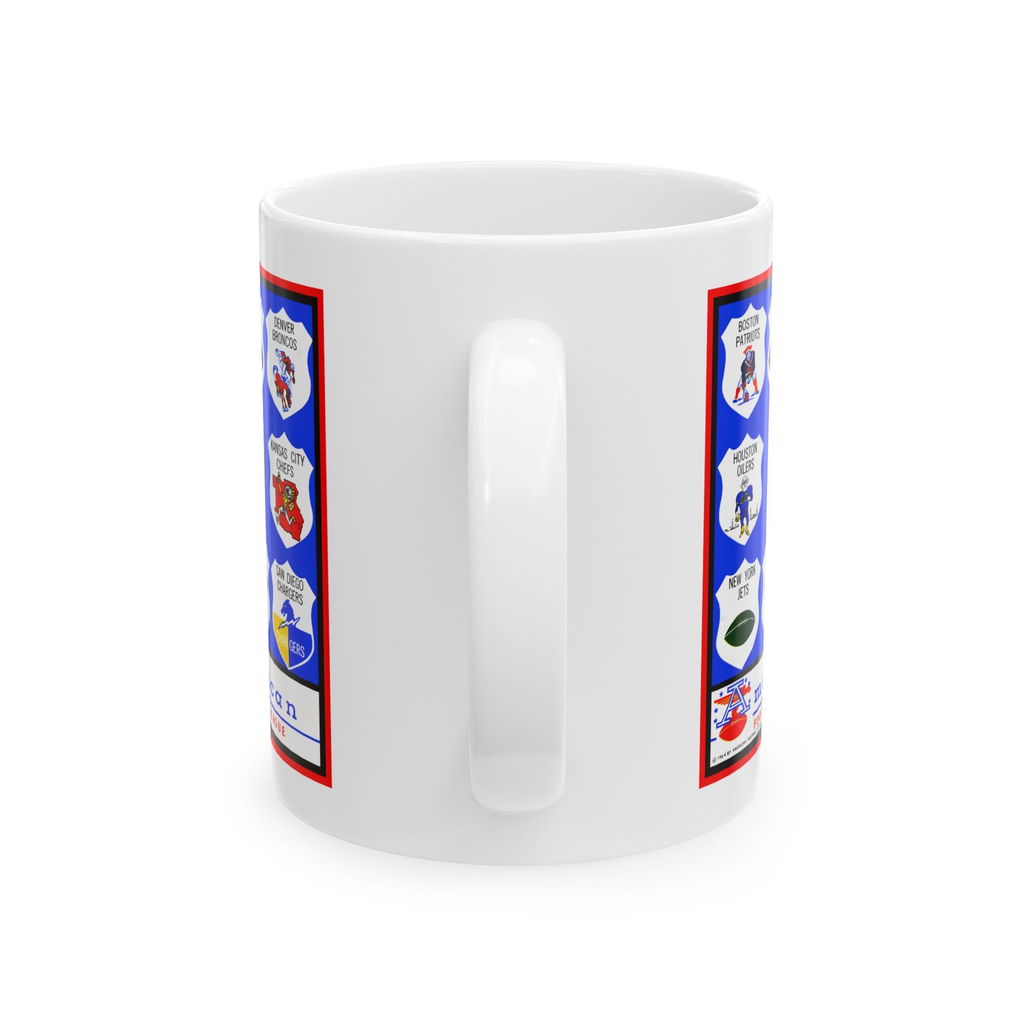 Vintage 1964 American Football League Ceramic Mug, Retro Sports Fan Cup, Gift for Football Enthusiast, Coffee Mug, Tea Cup, Sports