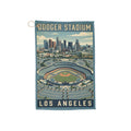 WPA Style Los Angeles Heaven on Earth Golf Towel