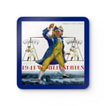 1941 Baseball World Series Brooklyn Dodgers - New York Yankees - Corkwood Coaster Set