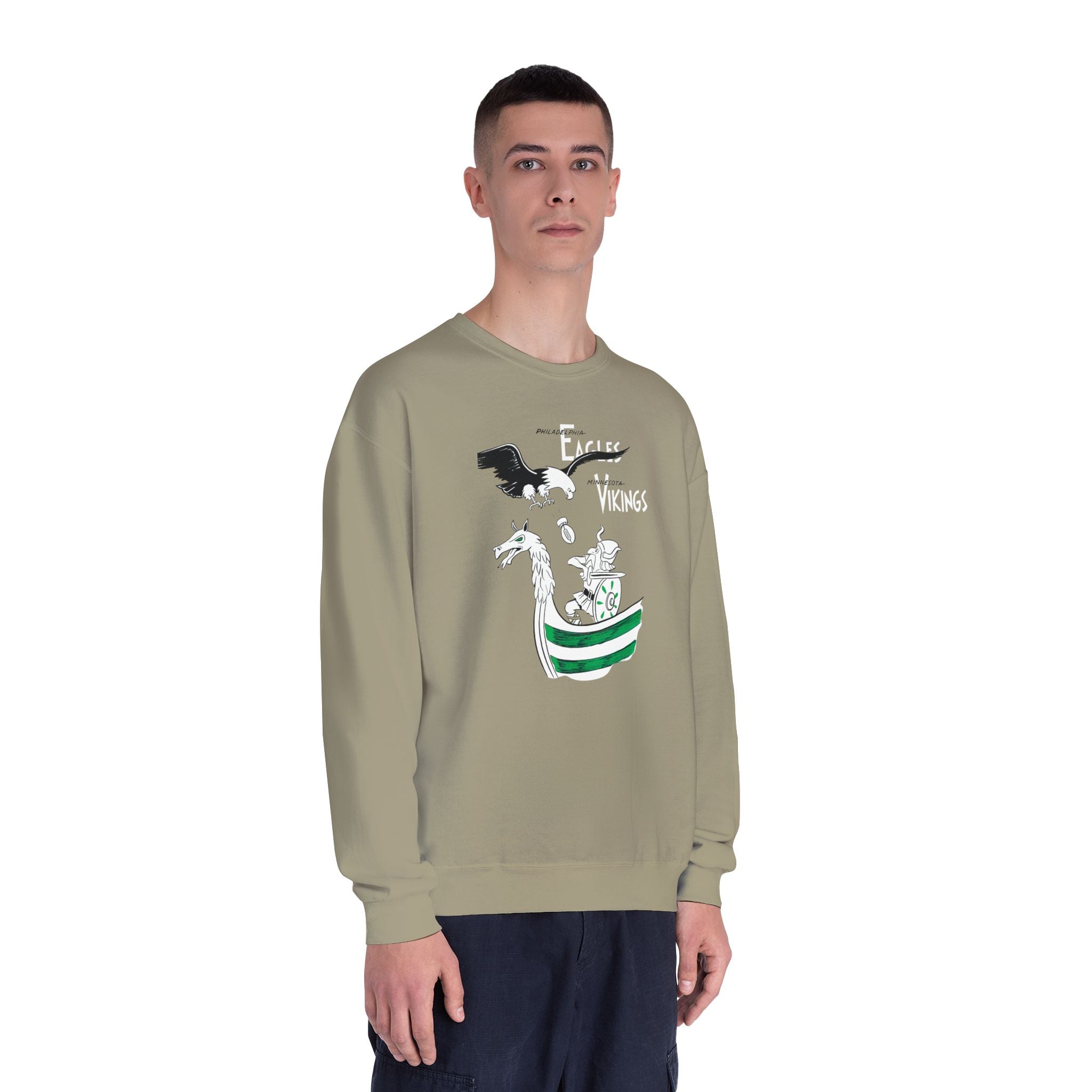 1963 Philadelphia Eagles - Minnesota Vikings Football - NuBlend® Crewneck Sweatshirt