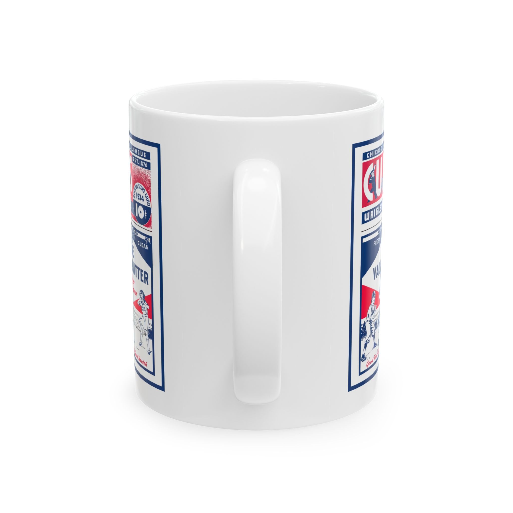 Vintage 1934 Baseball Chicago Cubs Ceramic Mug, Baseball Fan Gift, Sports Memorabilia, Baseball Lover Mug, Father's Day Gift