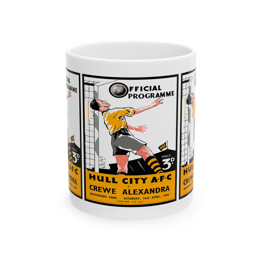 Hull City AFC 1949 Retro Crest Mug | Ceramic Football Memorabilia 11oz and 15oz