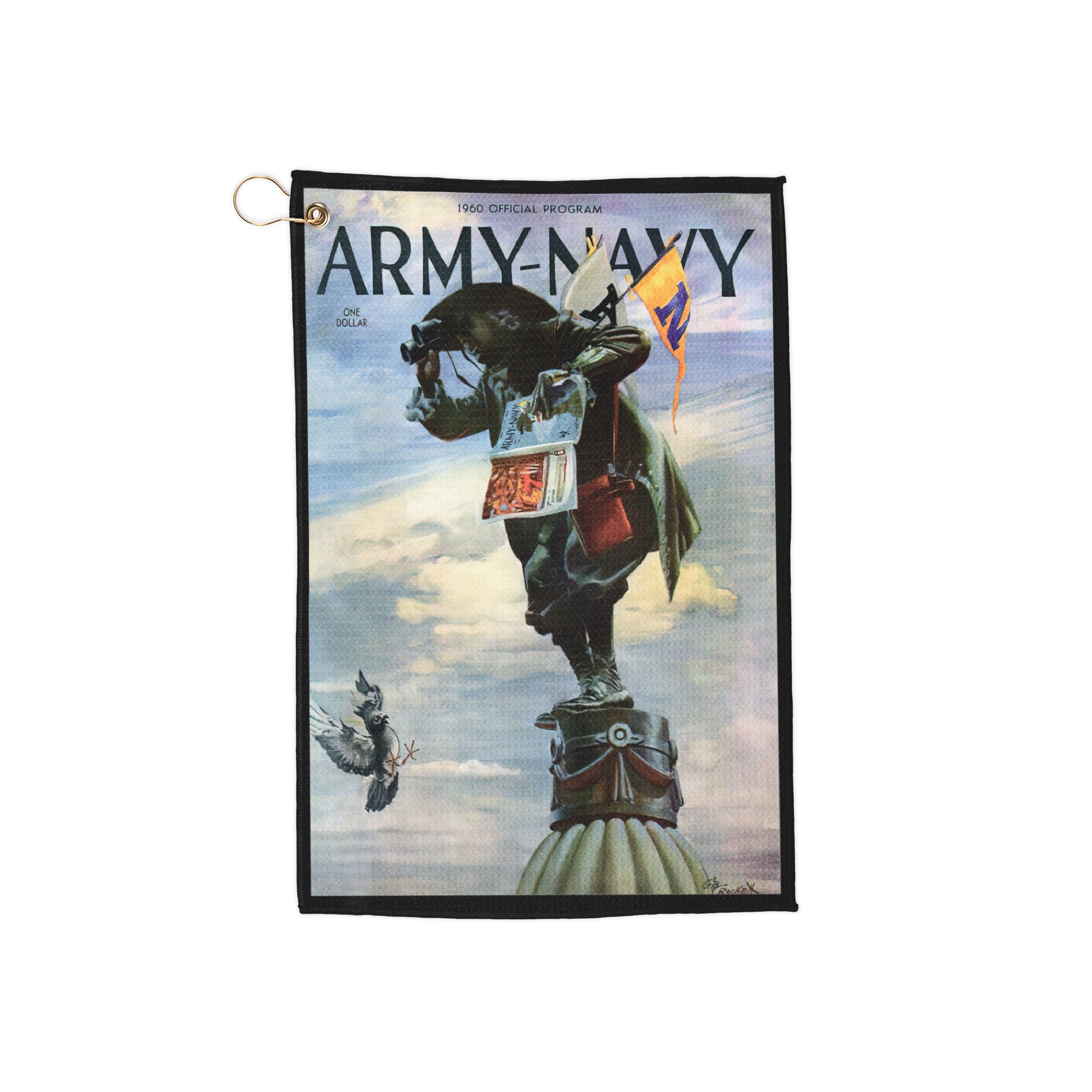 1960 Football Army Navy Golf Towels | Vintage Football Design