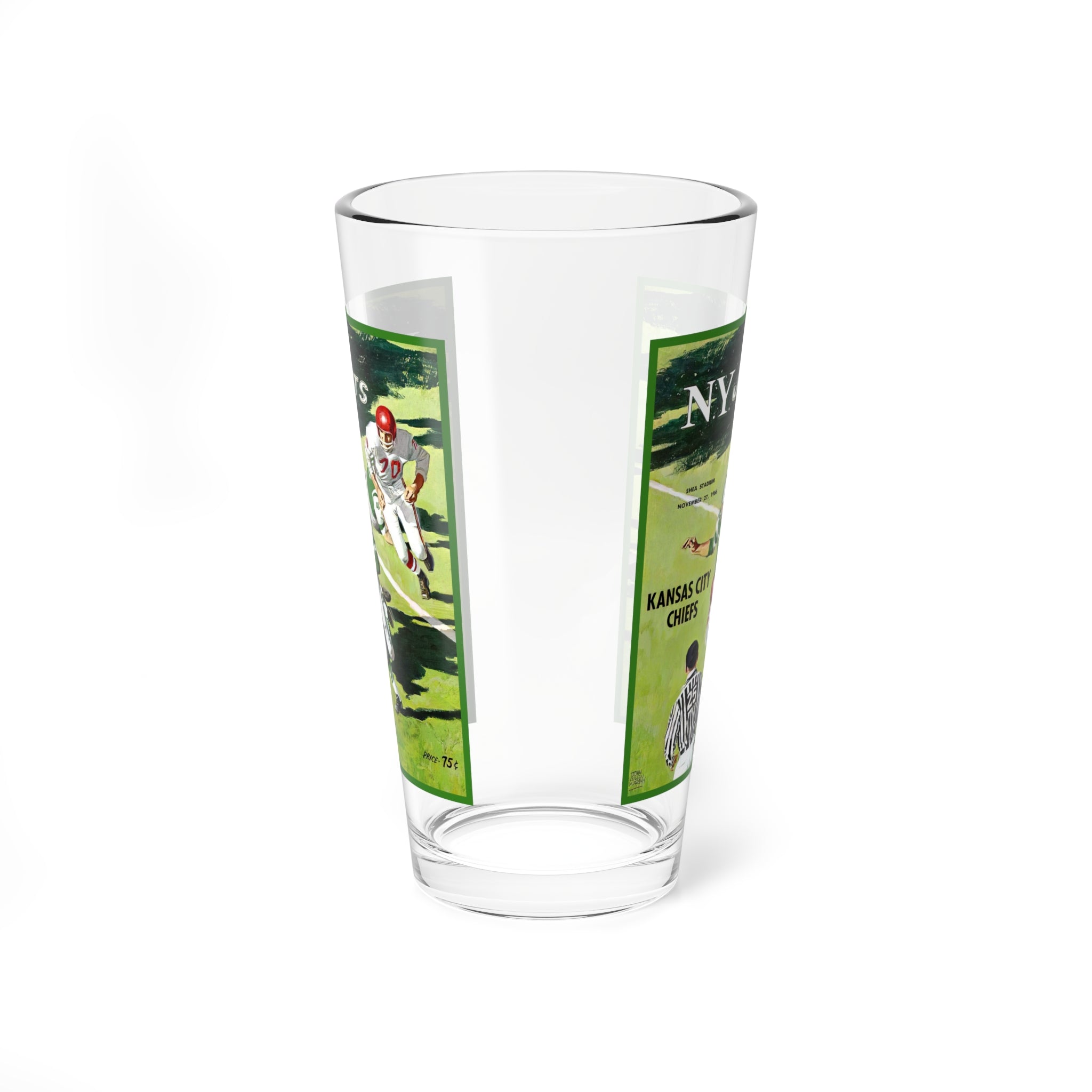 Mug, 1966 Football New York Jets Kansas City, Sports Fan Gift, Unique Coffee Cup, Vintage Design, Game Day Glassware