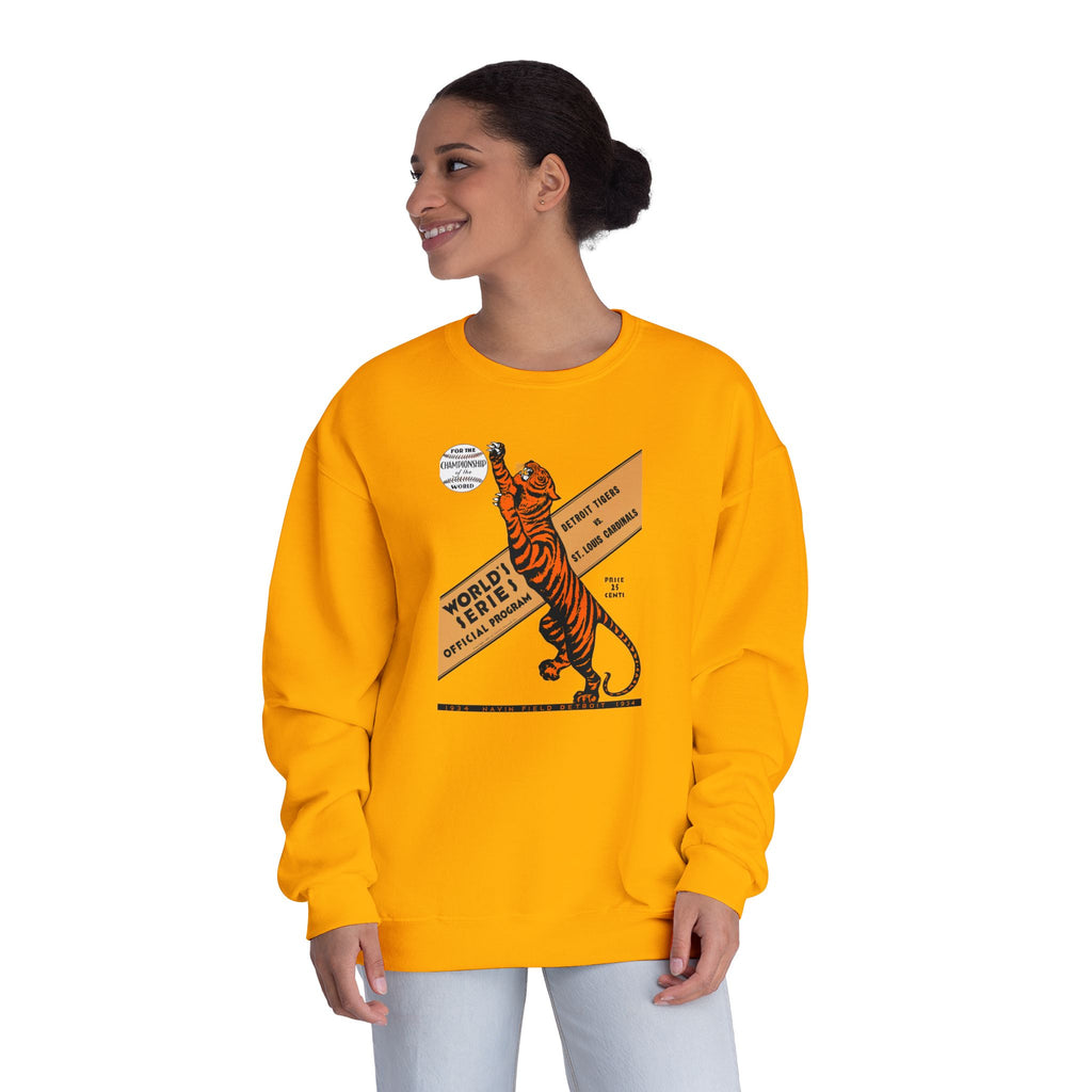 1934 Vintage Cardinals - Tigers Baseball World Series -  NuBlend® Crewneck Sweatshirt