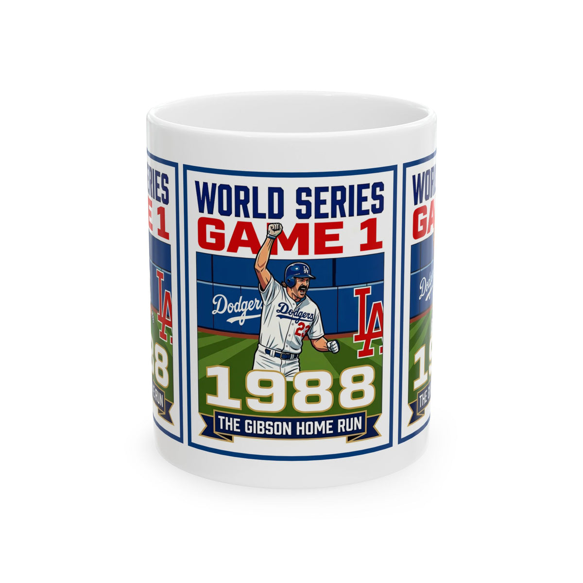1988 World Series Mug – The Gibson Home Run Ceramic Coffee Cup (11oz/15oz)
