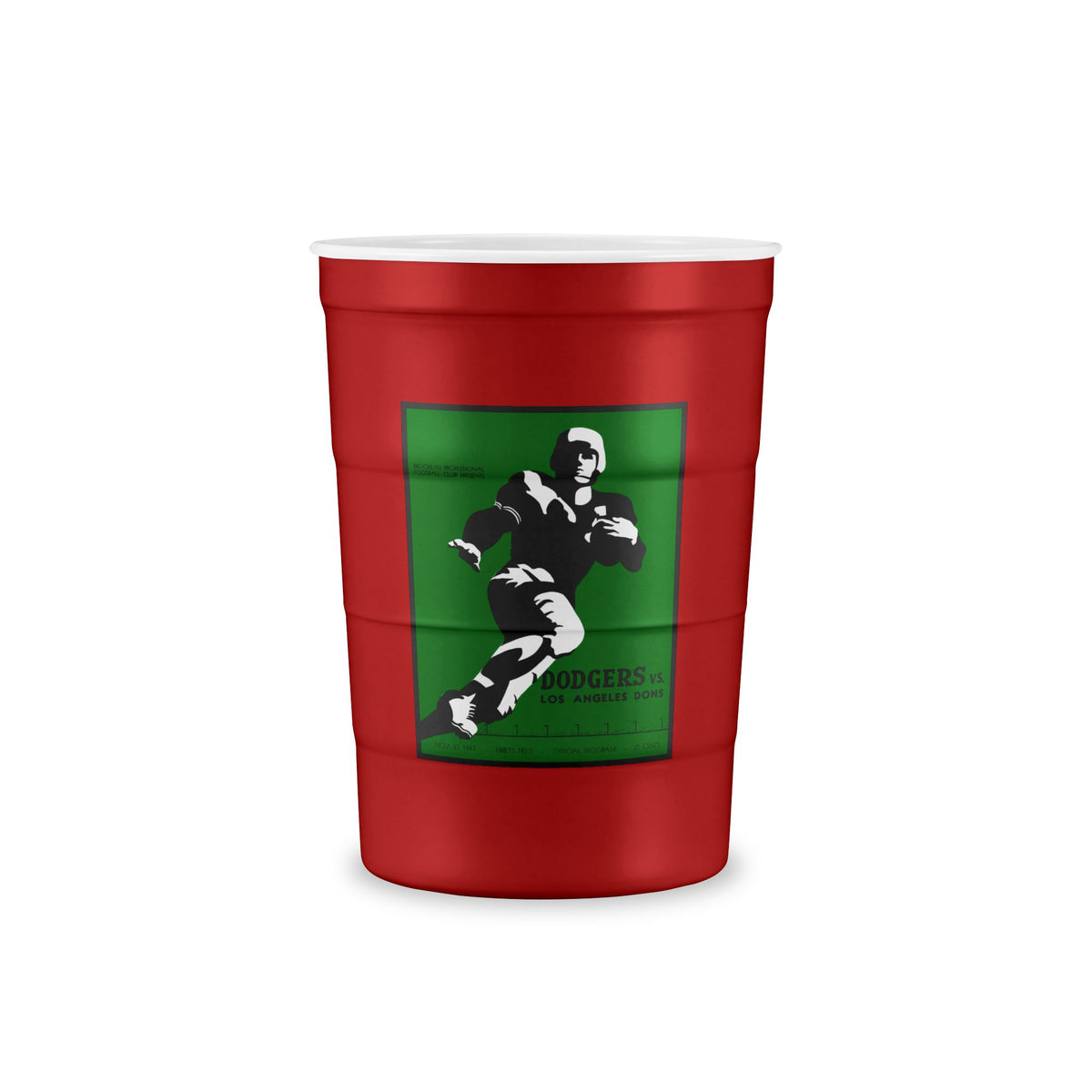 1947 Football Los Angeles Dons - Brooklyn Dodgers Football - Recyclable Steel Cup