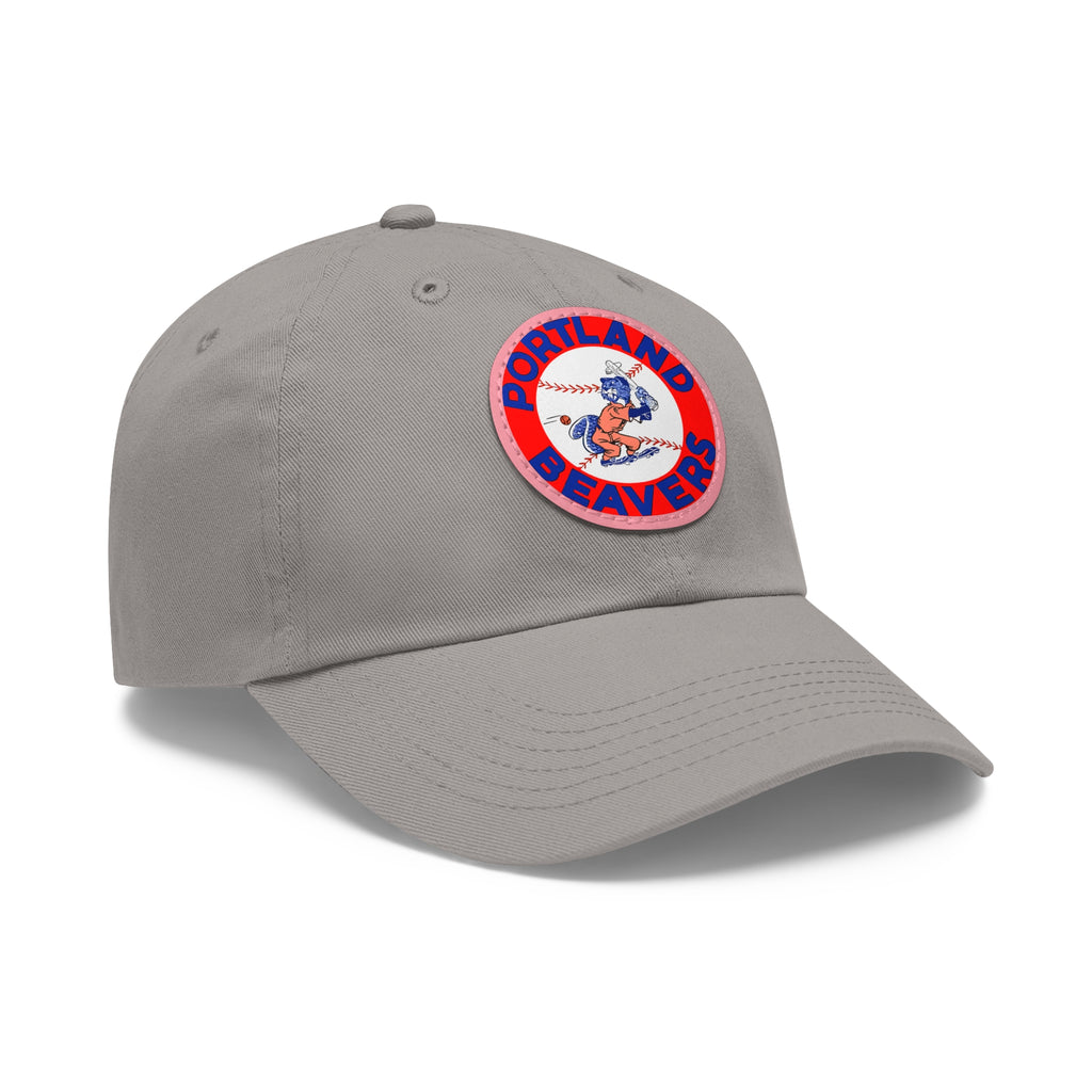 1967 Vintage Portland Beavers - Pacific Coast League Baseball - Dad Hat with Leather Patch (Round)