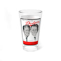 Mixing Glass, 16oz - 1960 Baseball Dodgers - Vin and Jerry, Custom Sports Fan Gift, Baseball Themed Glassware, Cocktail Mixing Glass, Unique