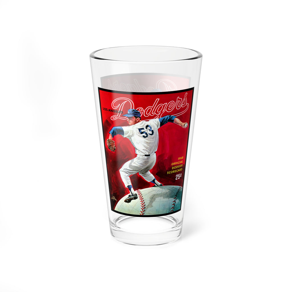 1968 Los Angeles Baseball Mixing Glass — 16oz
