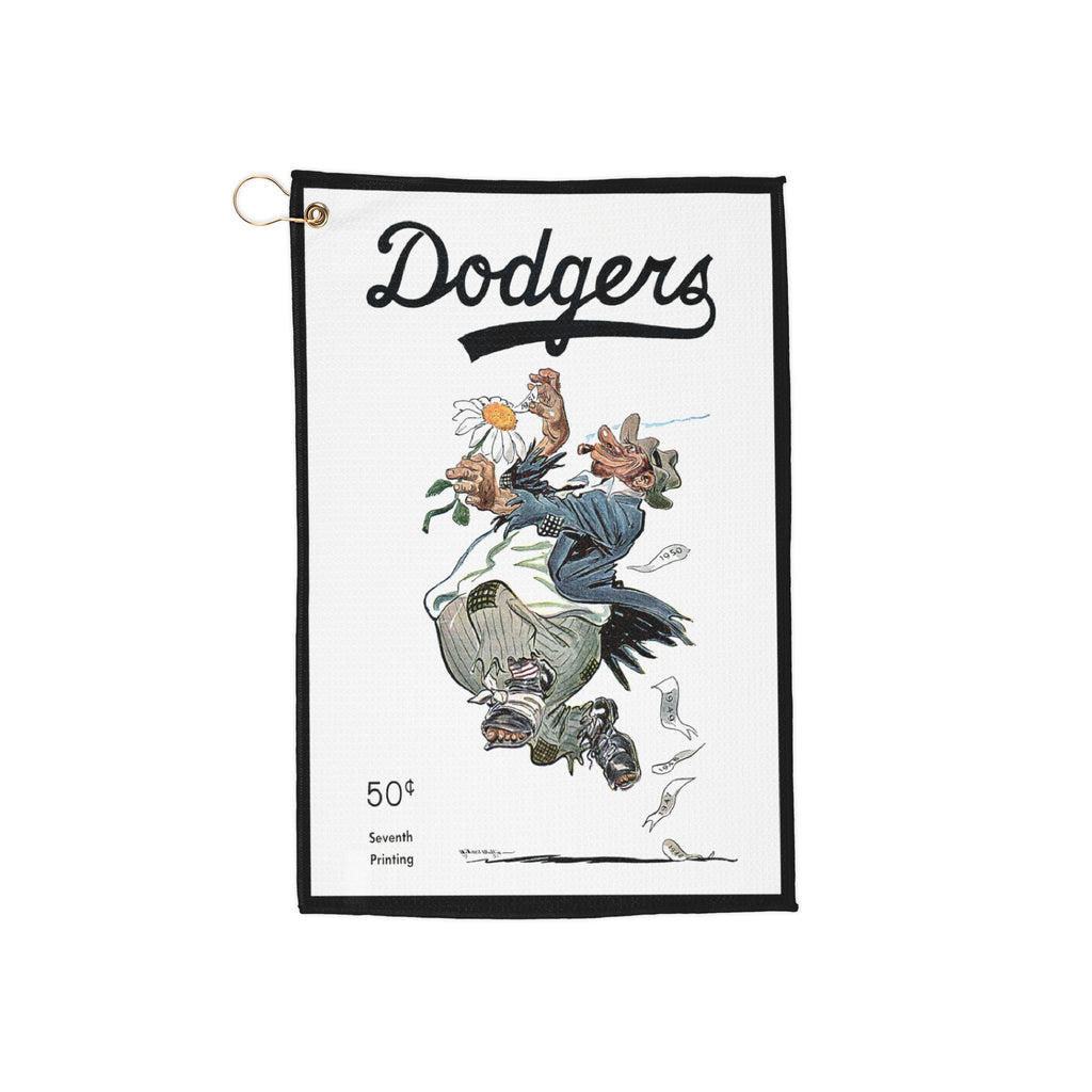 Vintage 1951 Baseball Brooklyn Dodgers Golf Towel, Sports Fan Gift, 1951 Classic Baseball Team, Retro Golf Accessories, Golfing Gear, Golfer