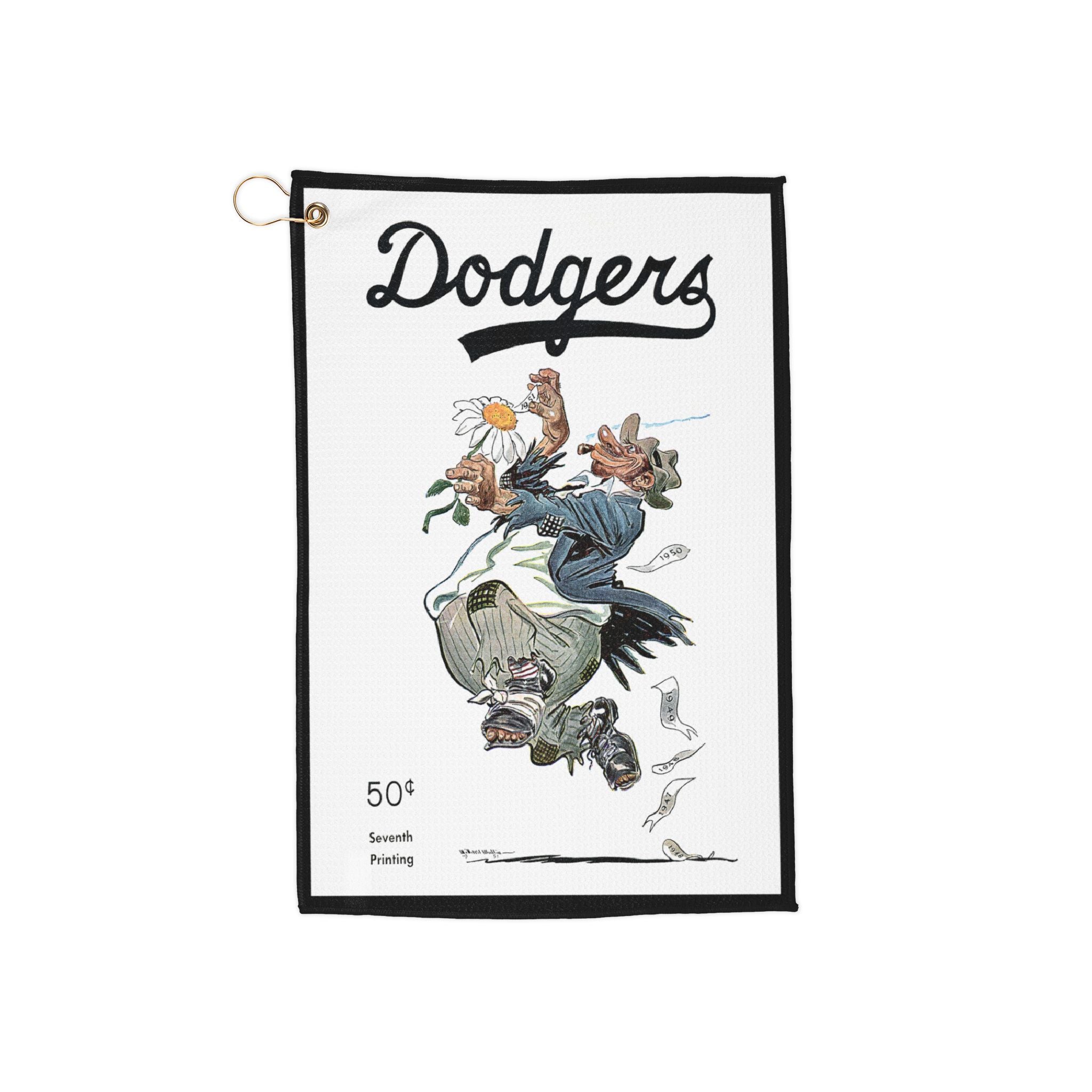 Vintage 1951 Baseball Brooklyn Dodgers Golf Towel, Sports Fan Gift, 1951 Classic Baseball Team, Retro Golf Accessories, Golfing Gear, Golfer