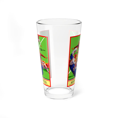 1945 Football Bears Eagles Mixing Glass 16oz | Vintage Sports Bar Glass