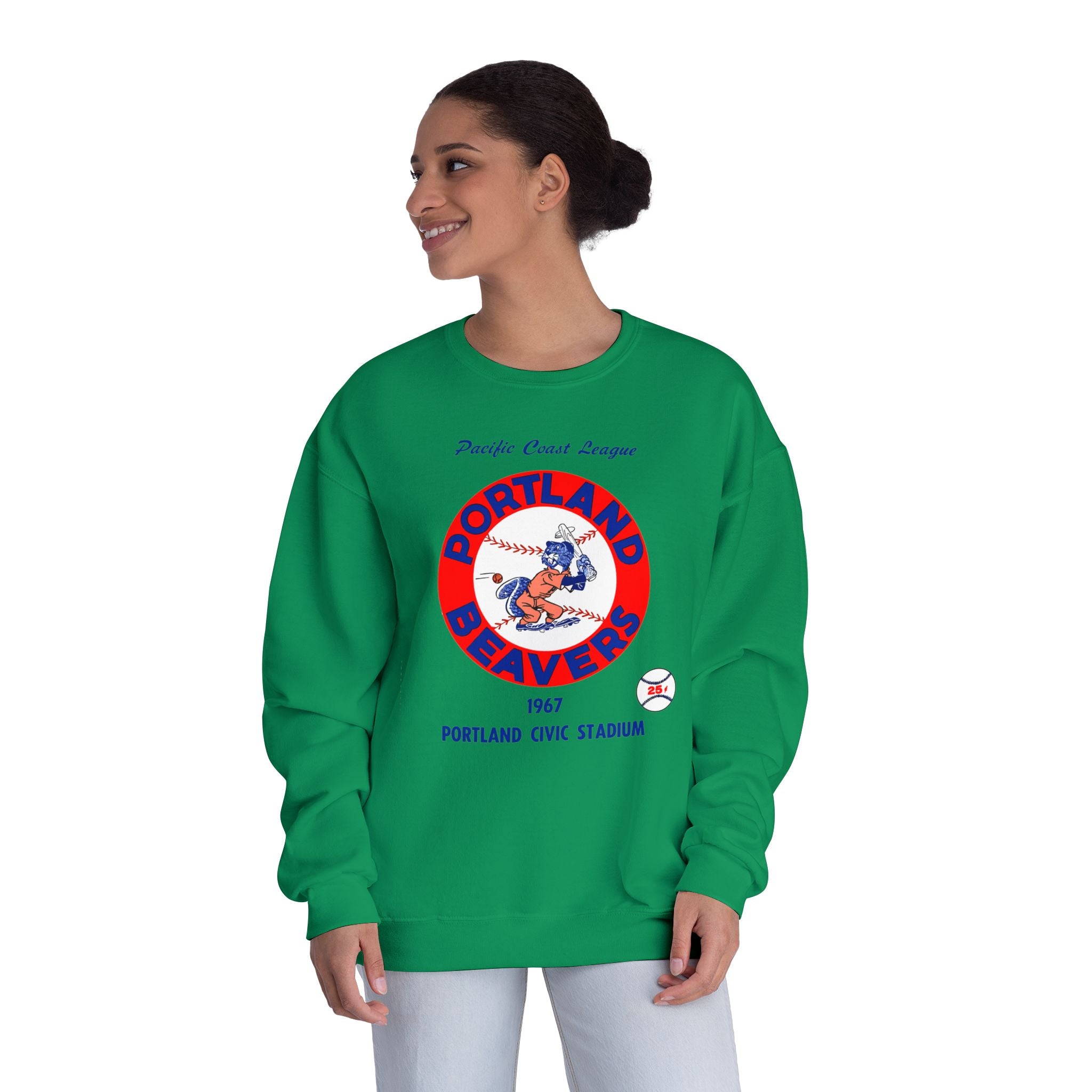 1967 Vintage Portland Beavers - Pacific Coast League Baseball - Unisex NuBlend® Crewneck Sweatshirt