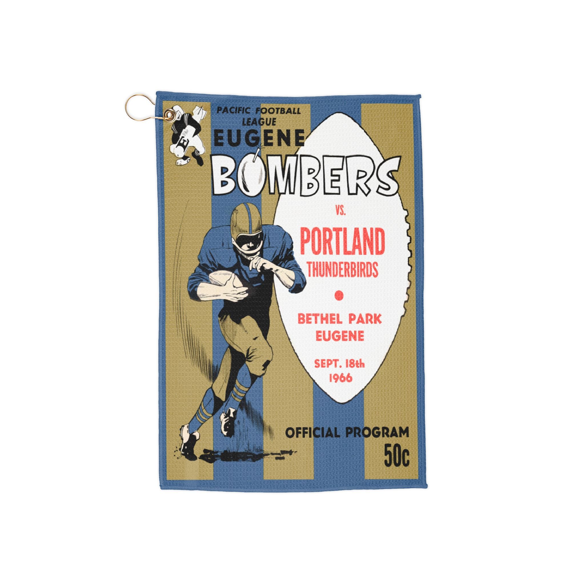 1966 Eugene Bombers Portland Thunderbirds Golf Towel