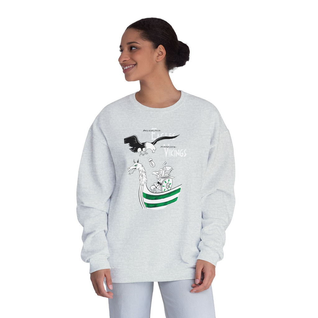 1963 Philadelphia Eagles - Minnesota Vikings Football - NuBlend® Crewneck Sweatshirt