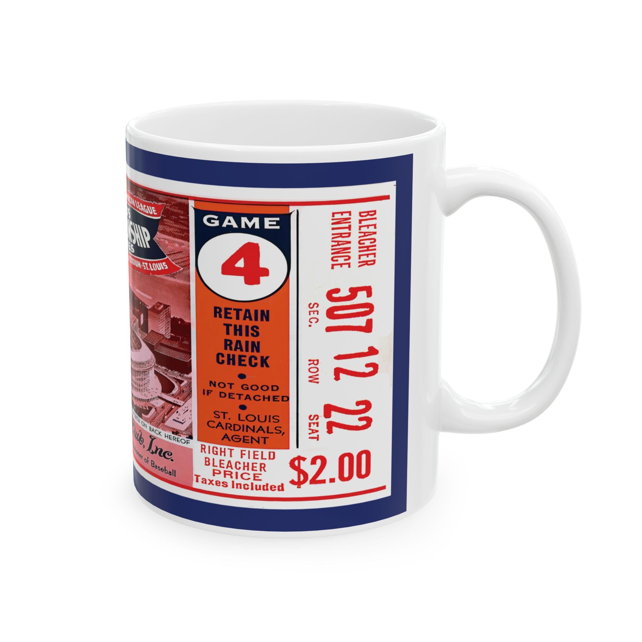 1967 Baseball World Series St Louis Mug | Ceramic Coffee Cup 11oz 15oz