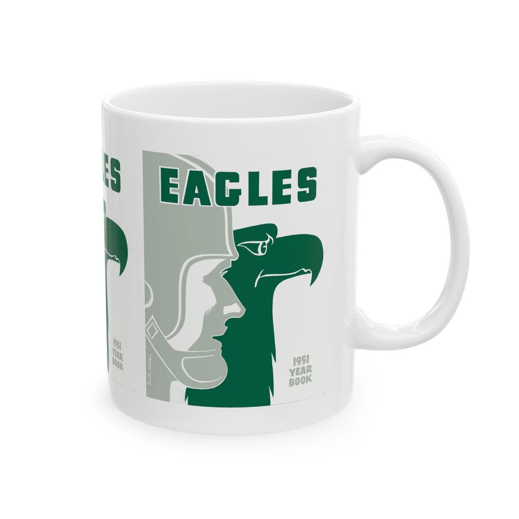 1951 Vintage Philadelphia Eagles Football Yearbook Cover - Ceramic Mug, 11oz