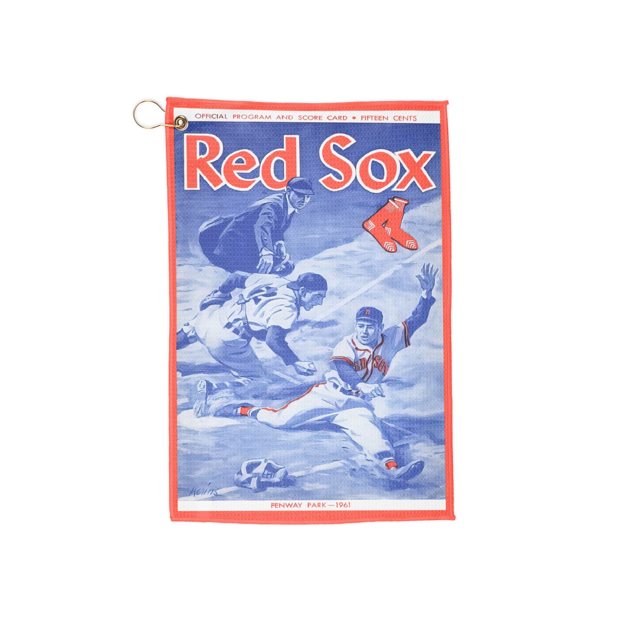 1961 Red Sox Baseball Golf Towel | Vintage Fenway Baseball