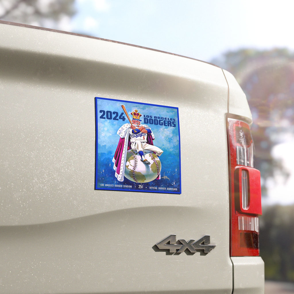 Car Magnets - Baseball 2024 World Series Champions, Sports Fan Gift, Vehicle Decoration, Magnetic Decal, Sports Enthusiast Accessory