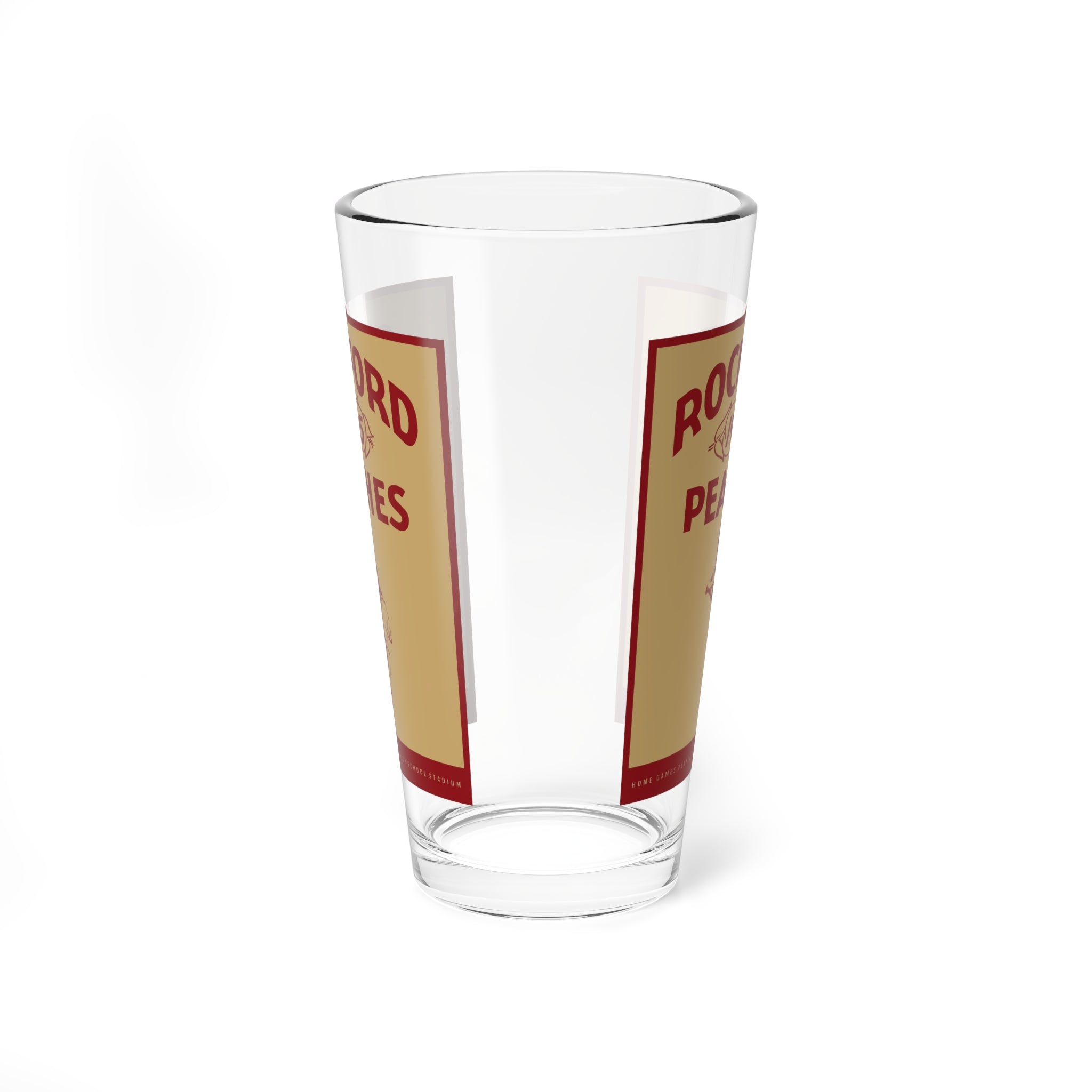 Mixing Glass, Vintage 1945 Rockford Peaches Baseball, Retro Baseball Fans Gift, 16oz Glass, Sports Barware, Baseball Memorabilia,