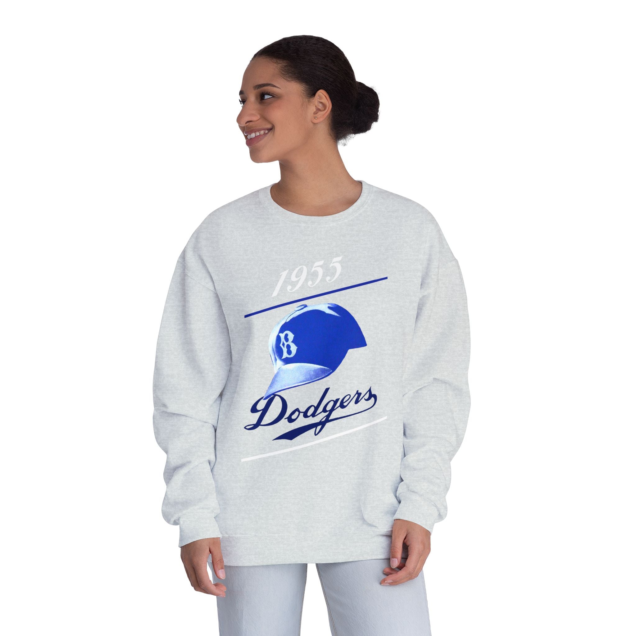 1955 Brooklyn Baseball Crewneck Sweatshirt | NuBlend