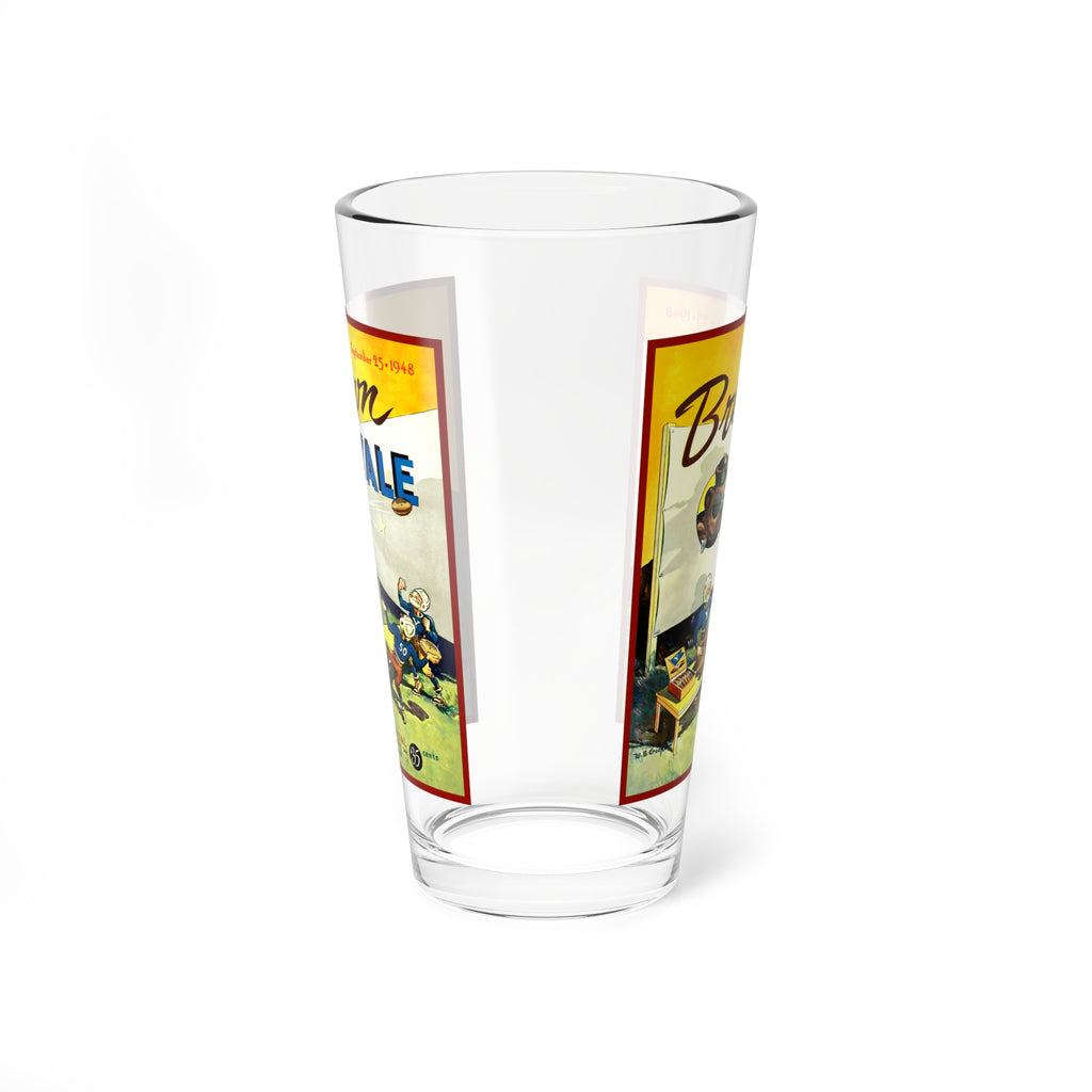 Yale 1948 Football Brown Mixing Glass — 16oz Cocktail Shaker Glass