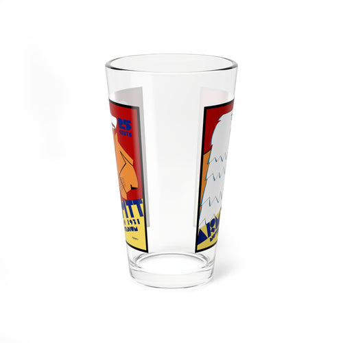 1931 Army - Pitt Football Program Cover Mixing Glass — 16oz Cocktail Glass