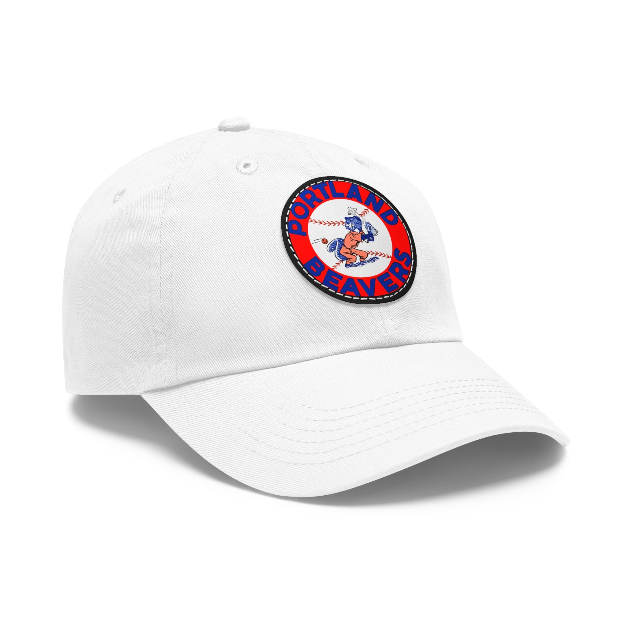 1967 Vintage Portland Beavers - Pacific Coast League Baseball - Dad Hat with Leather Patch (Round)
