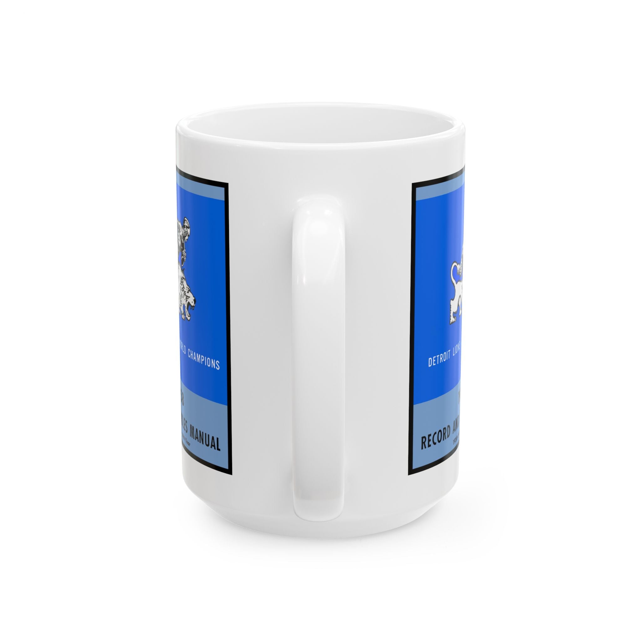 Ceramic Mug, 1958 Detroit Lions Football Champions, Gift for Sports Fan, Coffee Cup, Drinkware, Football Memorabilia, 11oz Mug, 15oz Mug