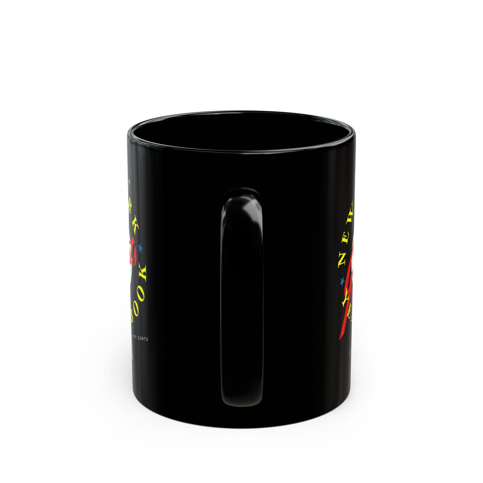 1951 Vintage New York Giants Yearbook Cover - Black Mug (11oz, 15oz)