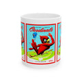 1957 Vintage St Louis Cardinals Baseball Yearbook Cover - Ceramic Mug, 11oz, 15oz
