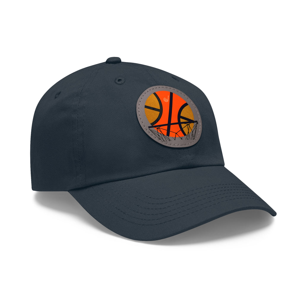 1967- 1968 Vintage Seattle Super Sonics Basketball - Dad Hat with Leather Patch (Round)