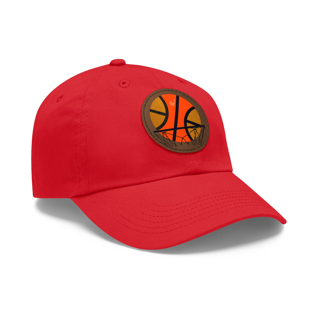 1967- 1968 Vintage Seattle Super Sonics Basketball - Dad Hat with Leather Patch (Round)