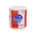 Baseball Mug, Vintage Sports Cup, Ebbets Field Fan Gift, 1941 Brooklyn Dodgers, Ceramic Coffee Mug, 11oz 15oz Tea Cup