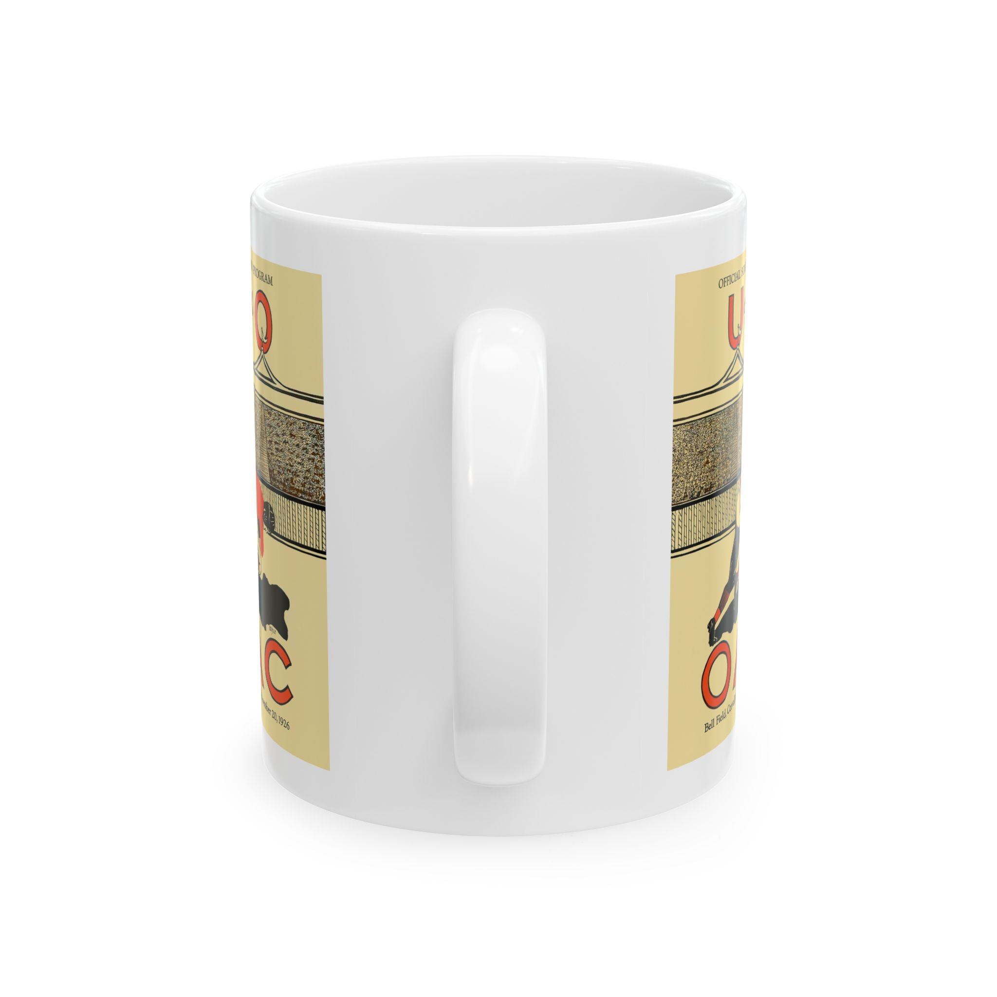 1926 Vintage Oregon State Beavers- University of Oregon Ducks Football Program Cover - Ceramic Mug, 11oz