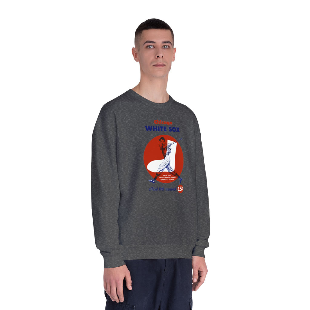 1961 Chicago White Sox Baseball Spring Training Program Cover - Unisex NuBlend® Crewneck Sweatshirt