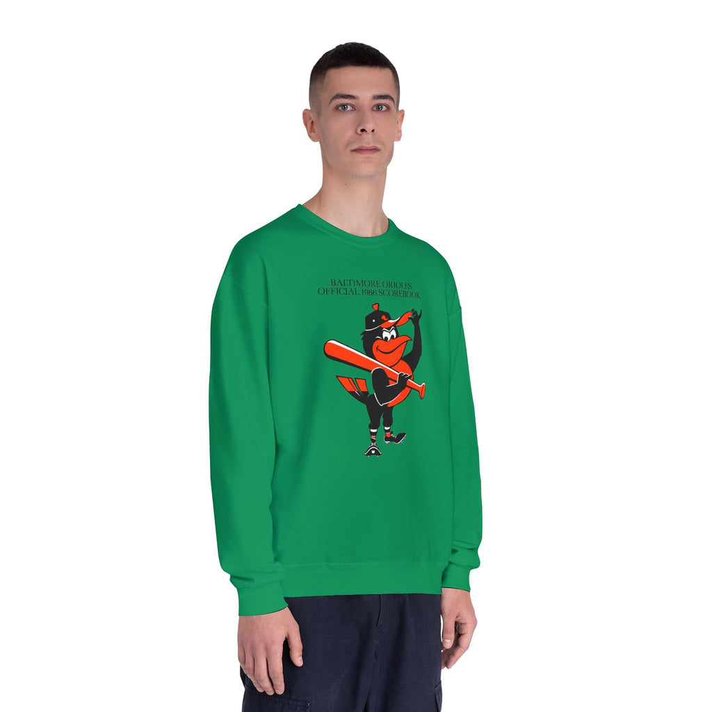 1966 Baltimore Orioles Baseball Scorecard - NuBlend® Crewneck Sweatshirt