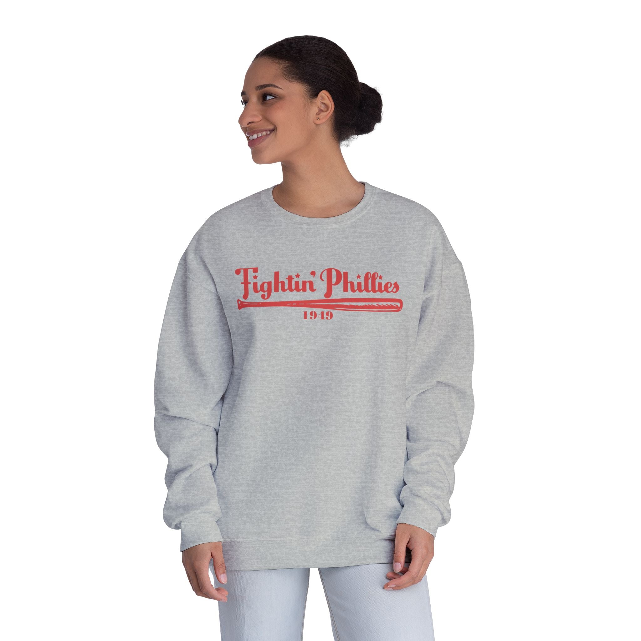 1949 Philadelphia Baseball Fighting Phillies - NuBlend® Crewneck Sweatshirt