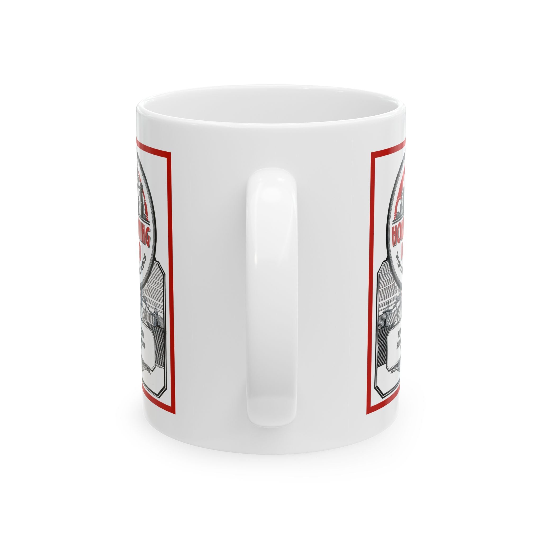 Vintage Football Ceramic Mug, 11oz 15oz Cup for Sports Fans, Retro Wisconsin Illinois Team Game Day Drinkware, Gift for Football Lovers,