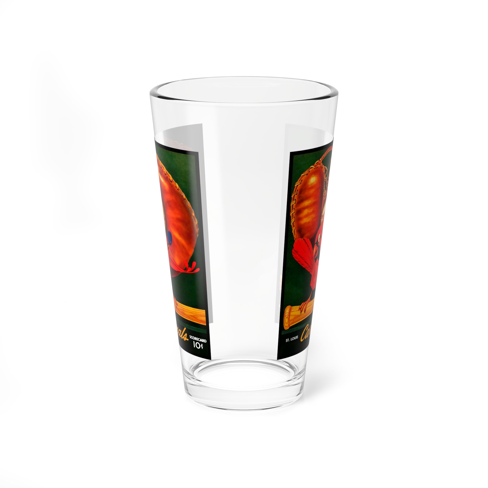 1954 Baseball Cardinals Mixing Glass, 16oz