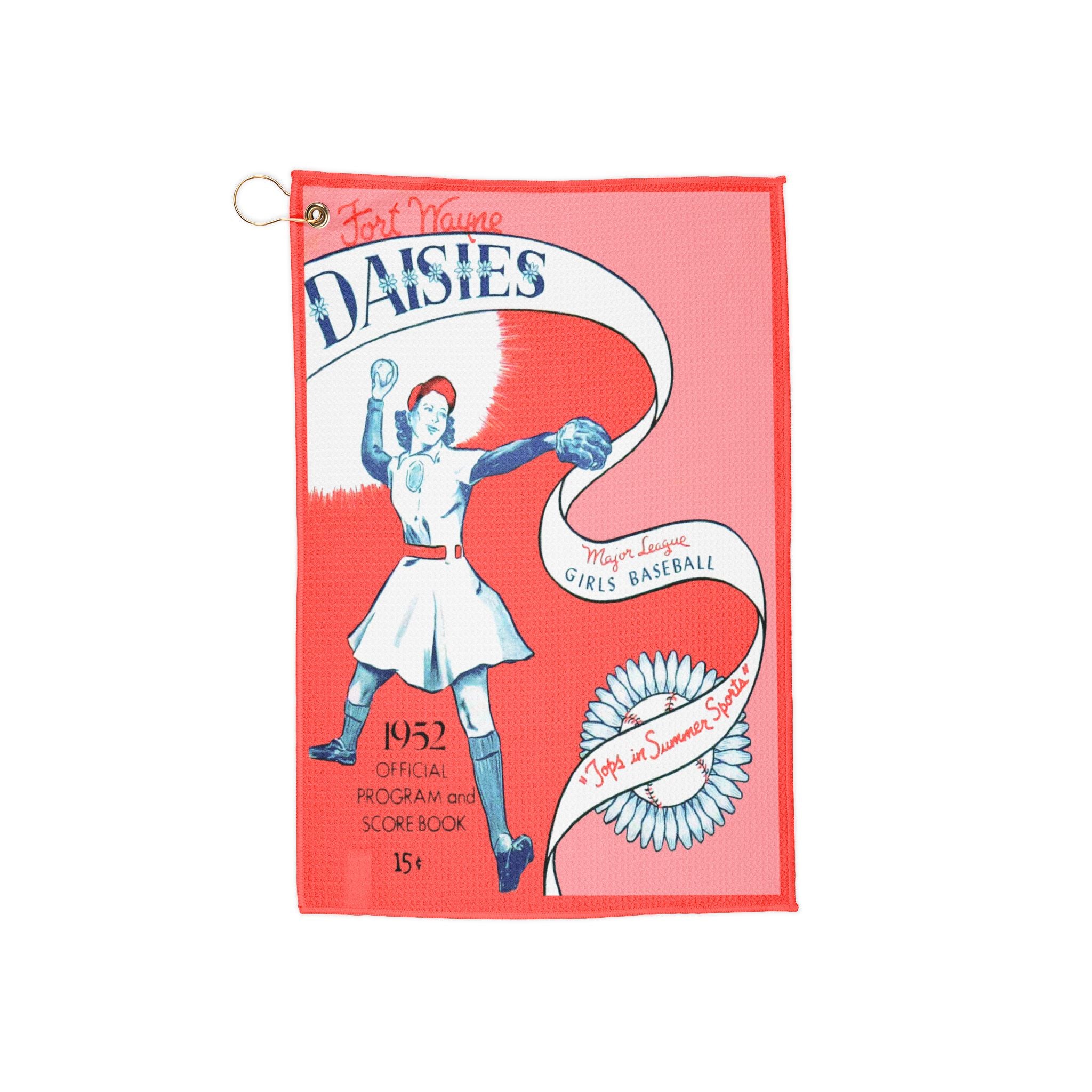 1952 Fort Wayne Daisies Baseball Golf Towel