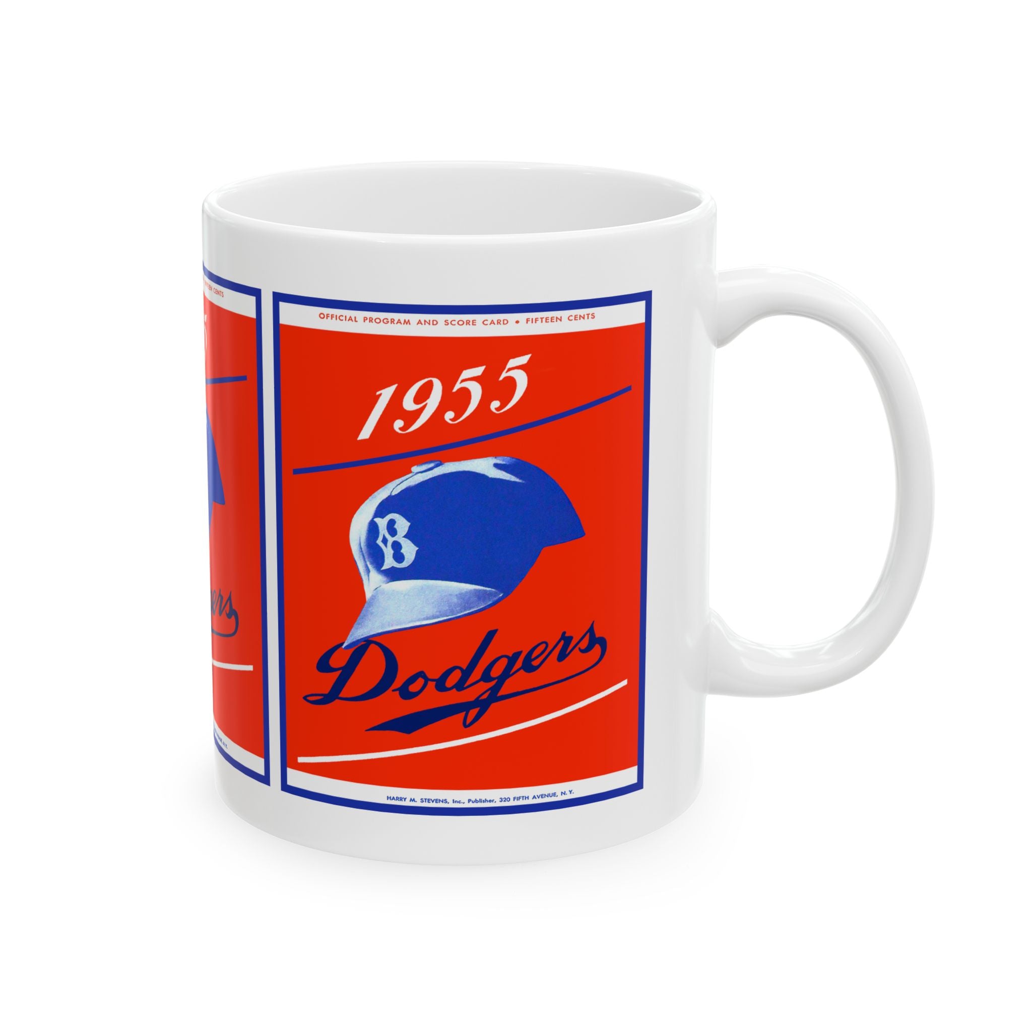 Brooklyn Dodgers 1955 Baseball Ceramic Mug (11oz & 15oz)