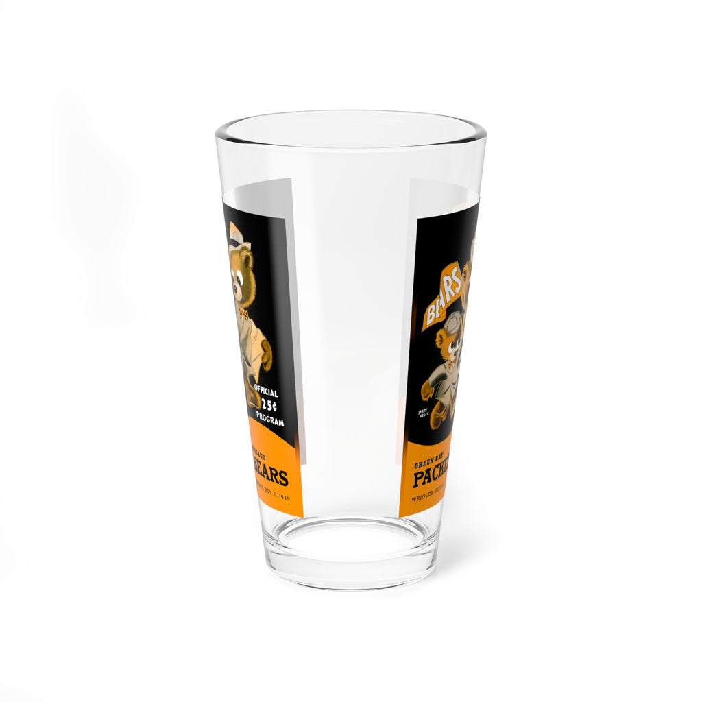 1949 Green Bay vs Chicago Football Mixing Glass, 16oz