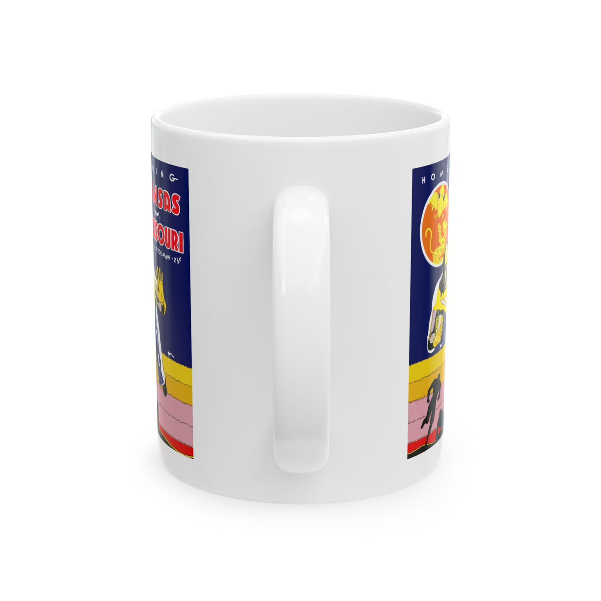 1931 Kansas vs Missouri Vintage Football Ceramic Mug (11oz, 15oz)