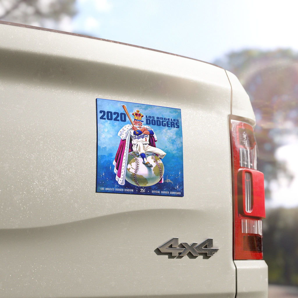 Car Magnets - Baseball 2020 World Series Champions, Sports Fan Gift, Vehicle Decoration, Magnetic Decal, Sports Enthusiast Accessory