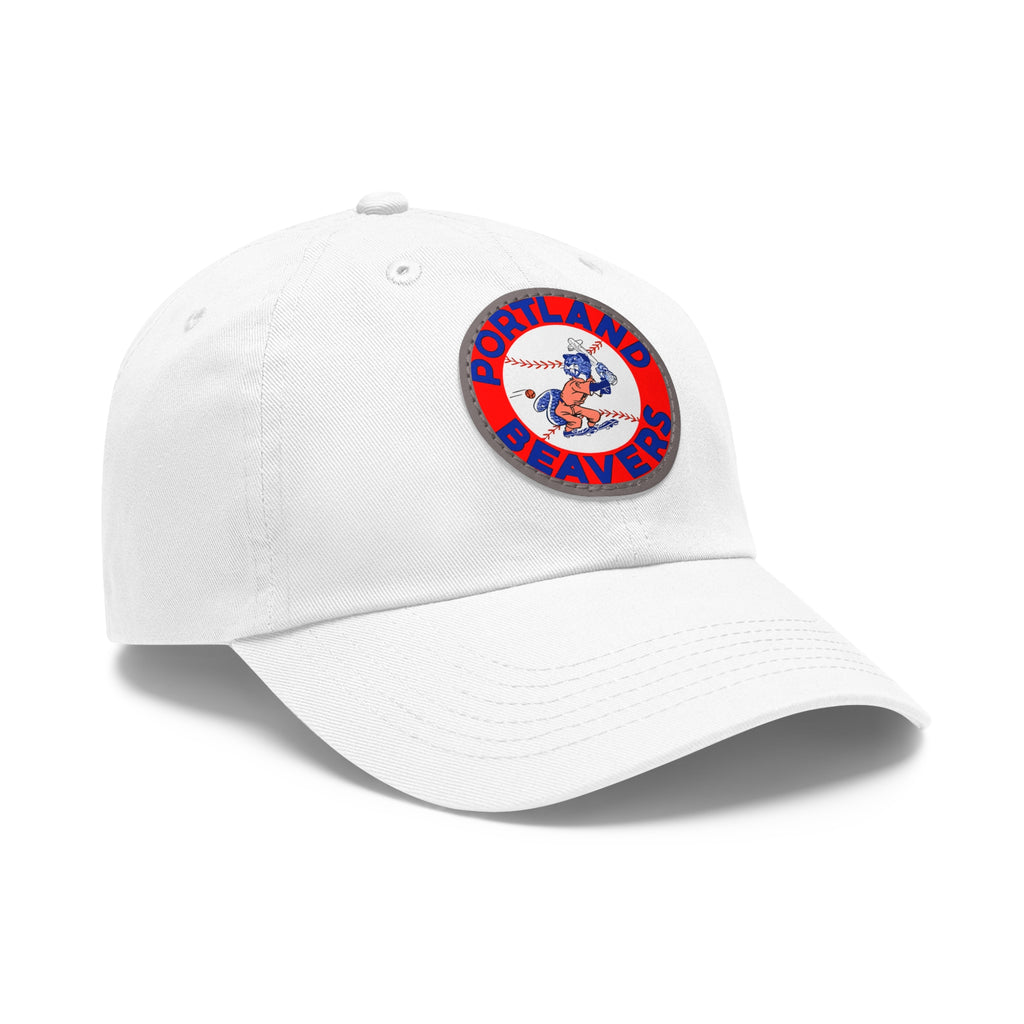 1967 Vintage Portland Beavers - Pacific Coast League Baseball - Dad Hat with Leather Patch (Round)