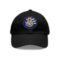 Army Fifty Air Force -  Patch - Dad Hat with Leather Patch (Round)