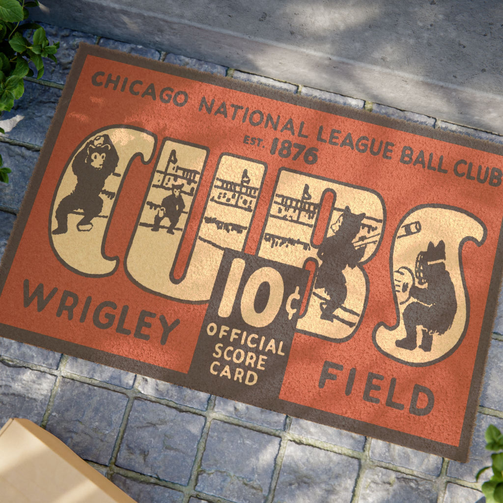 1929 Chicago Baseball Doormat — Vintage Baseball