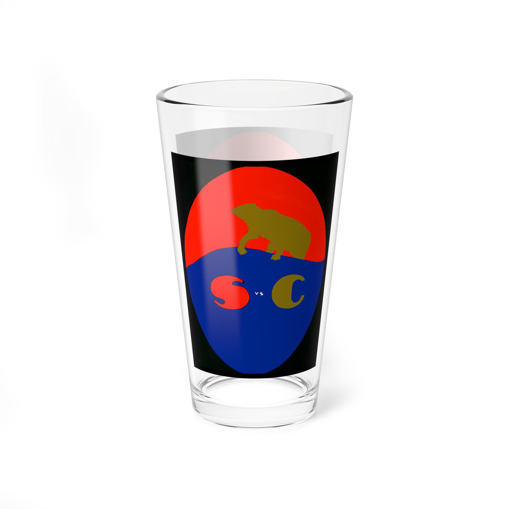 1920 Stanford vs Cal Football Mixing Glass, 16oz